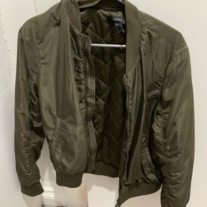 Army Green Bomber Jacket